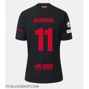 Barcelona Raphinha Belloli #11 Seconda Maglia 2024-25 Manica Corta